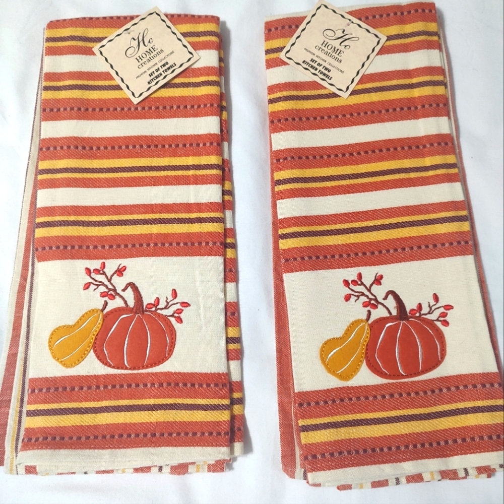 Fall hand towels